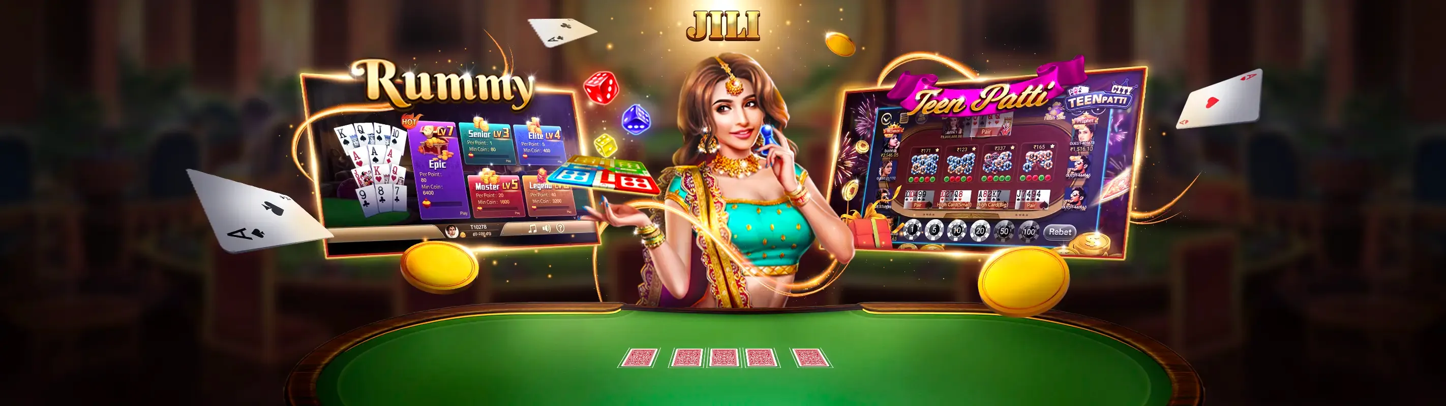 Hình ảnh chính của trang, thể hiện máy đánh bạc rực rỡ với tiền xu và vụ nổ jackpot